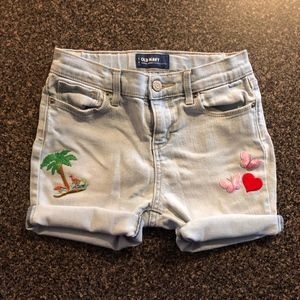 Light Wash Summer Denim Cutoff Shorts